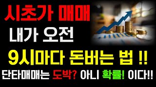 10분만에 배우는 승률 978 시초가 단타 검색식 설정법 [upl. by Cicenia663]