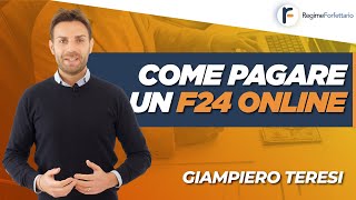 Come pagare un Modello F24 Online anche con credito [upl. by Eleonora]