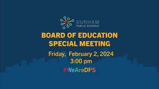 DPSCommunity  DPS Board of Education Special Meeting  2224 [upl. by Halbeib]