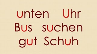 Deutsch Alphabet 7 U V [upl. by Shugart]