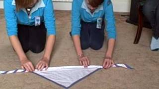 How to Tie a Friendship Knot in your Girlguiding Centenary necker [upl. by Afra]