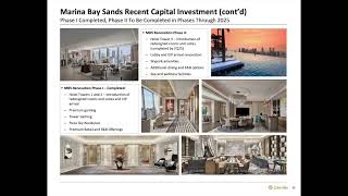 Las Vegas Sands LVS Q3 2024 Earnings Presentation [upl. by Venator]