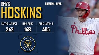 MILWAUKEE BREWERS Rhys Hoskins ᴴᴰ [upl. by Leterg425]