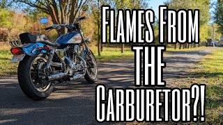 Is Your Ironhead Sportster Backfiring Through The Carburetor Check This First [upl. by Ennairrek213]