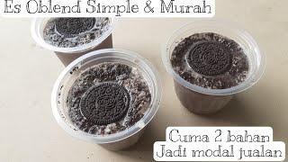 Resep Es Oblend Oreo Blender  SIMPLE CUMA 2 BAHAN [upl. by Charleton]