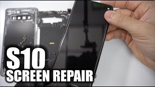 Take Apart amp Replace Screen  Samsung Galaxy S10 Screen Repair [upl. by Nataniel]