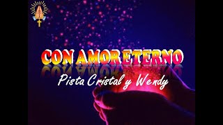 Letra con amor eterno pista Crystal y Wendy [upl. by Alcock935]