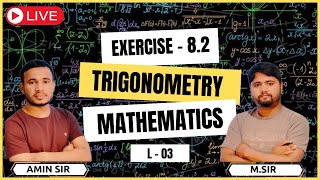 L03 Class 10 Chapter 8  trigonometry  exercise 82 Full Video Biharboar exam Math By  Msir [upl. by Sesmar]