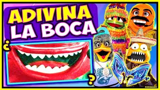 QUIEN ES LA MÁSCARA 6  ADIVINA A LOS PERSONAJES VIENDO SU BOCA  TELEVISA [upl. by Melina]