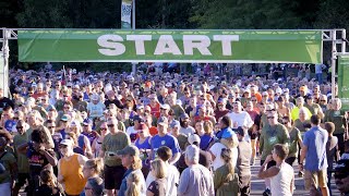 Air Force Marathon draws thousands to Wright State University [upl. by Enovi619]