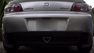 Mazda RX8 GT Stock exhaust with deleted cats and gutted mufflers [upl. by Swen]