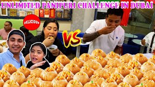 Unlimited PaniPuri Challenge in Dubai [upl. by Quartis845]