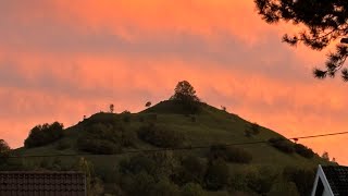 Sonnenuntergang am Abend in Weilheim am 131024 [upl. by Deerdre]