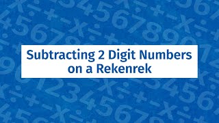 Math Shorts  Subtracting 2 Digit Numbers on a Rekenrek [upl. by Eillit]