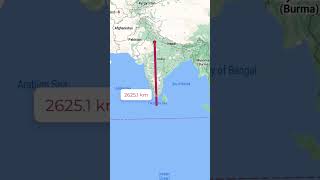 Distance between Delhi to Equator distancemeasurement [upl. by Anotyad]