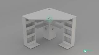 Assembly Instructions For The Birlea Olivia Corner Dressing Table With Storage [upl. by Llenrrad578]