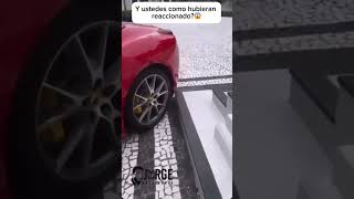 Ustedes que hubieran hecho😱 automobile accidente ferrari [upl. by Lillie204]