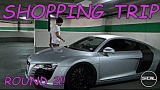 Shopping with a LOUD Supercar Armytrix Audi R8 [upl. by Achilles]