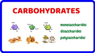 Carbohydrates Monosaccharides Disaccharides and Polysaccharides [upl. by Danie887]