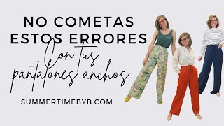 NO COMETAS ESTOS ERRORES CON TUS PANTALONES ANCHOS este verano  tips de moda [upl. by Cassey598]