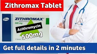 How to use Zithromax  Azithromycin 500mg  zithromax antibiotics  Uses Sides effects and Dose [upl. by Auqenat]