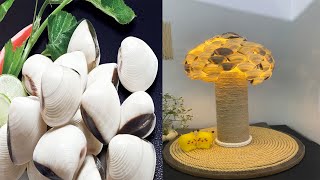 Useful recycling ideas to make your home more beautiful and tidyDIY decorative lamps with seashells [upl. by Sissel]