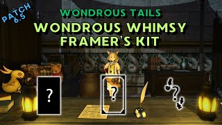 Wondrous Whimsy Framers Kit Showcase  FFXIV Patch 65 [upl. by Cavit]