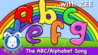 The Alphabet Song with lyrics  Nursery Rhymes [upl. by Yereffej921]