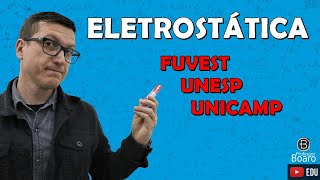 ELETROSTÁTICA  FUVEST  UNESP  UNICAMP 2023  Professor Boaro [upl. by Konstance]