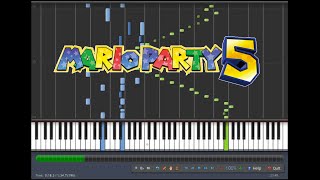 【Synthesia】Bustling Noisily  Mario Party 5 [upl. by Yeroc]