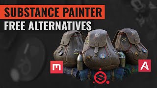 Free Substance Painter Alternatives  Armor Paint vs Quixel Mixer [upl. by Neff215]