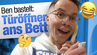 Ben bastelt Türöffner ans Bett  jungsfragende [upl. by Andriana]