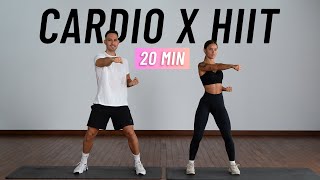 20 MIN CARDIO HIIT WORKOUT  ALL STANDING  Full Body No Equipment No Repeats [upl. by Naras]