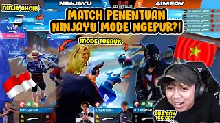 MATCH PENENTUAN NINJAYU Vs AIMFOV GILAAA SENGIT BANGET CUY [upl. by Kluge]