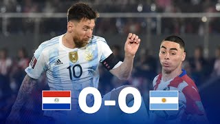 Eliminatorias Sudamericanas  Paraguay 00 Argentina  Fecha 11 [upl. by Adnocahs]