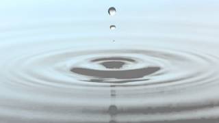 slow motion rippling water droplets [upl. by Tasiana]