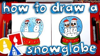 How To Draw A Snowglobe [upl. by Knitter]