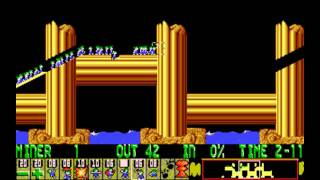 Lemmings PC  Level 30 Tricky The Crankshaft [upl. by Etteloiv]