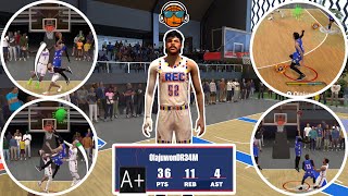 DROPPING 36 POINTS WITH MY OFFICIAL NBA 2K CREATOR BUILD 611 INSIDE THE ARC FINISHER REC GAMEPLAY [upl. by Alieka]