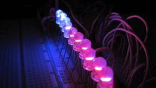 How to Control a Ton of RGB LEDs with Arduino amp TLC5940 [upl. by Oeflein]