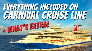 What’s Included on Carnival Cruise Line  Plus What Will Cost You Extra [upl. by Sarat]