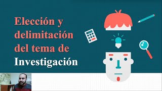 ¿Cómo delimitar mi tema de investigación [upl. by Nylear]