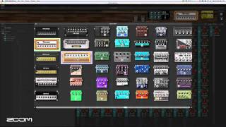 Zoom G3 Guitar Effects and Amp Simulator Pedal How to use Edit amp Share software [upl. by Ern]