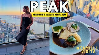 CamilliVisita  PEAK  Quanto custa comer no restaurante mais alto de Nova York [upl. by Bikales156]