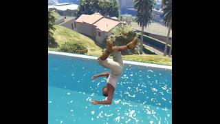 Gta 5 Franklin Jump From House shorts [upl. by Harmonie]