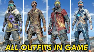 Dying Light 2  All Outfits amp Upcoming DLC Outfits Authority Pack Complete [upl. by Nnylodnewg]