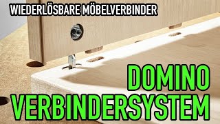 HowTo Wiederlösbare DOMINO Verbinder für DF 500  Dübelfräsen 33 valentinmike [upl. by Puglia]