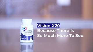 Vision X20  100 Natural Vision Health Supplement [upl. by Yknarf]