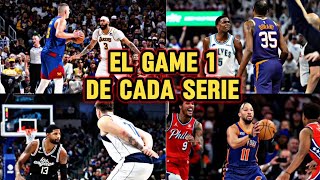 HABLANDO DEL PRIMER JUEGO DE CADA SERIE DE PLAYOFF NBA 2024 [upl. by Nnaeinahpets53]