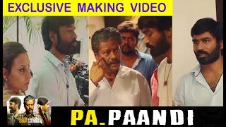 Pa Paandi Official Making Video  Dhanush  Rajkiran  Prasanna  Sean Roldon  Wunderbar Films [upl. by Akemihs]